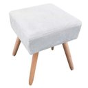 Ver imagem 1 de Puff Decorativo Ibiza Quadrado Suede - Cinza