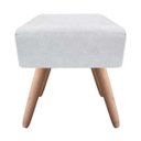 Ver imagem 2 de Puff Decorativo Ibiza Quadrado Suede - Cinza