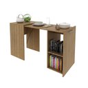 Ver imagem 6 de Escrivaninha Retrátil para Escritório Me4170 Amêndoa Tecnomobili