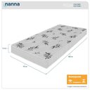 Ver imagem 2 de Colchão Solteiro Castelar Branco Espuma D33 Bordado 78x188x14cm