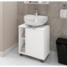 Gabinete Para Banheiro Pequin Branco – Bechara Móveis - 2