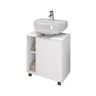 Gabinete Para Banheiro Pequin Branco – Bechara Móveis - 1