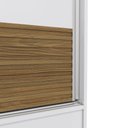 Ver imagem 4 de Guarda-roupa Casal 100% Mdf Kappesberg C/pés 3 Portas de Correr 6 Gavetas Branco/nogueira