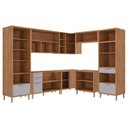 Ver imagem 4 de Kit Modulado 8 Peças Eloise CZ596 Cinamomo/Titanium MGM