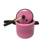 KIT 2 PANELAS DE PRESSÃO 3 E 4,5 LITROS ROSA BEBÊ ÉDECASA - 6