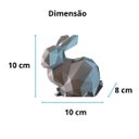 Ver imagem 3 de Coelho Decorativo 10 Cm altura - Coelhinho, Enfeite, Páscoa - Toque 3d:Laranja