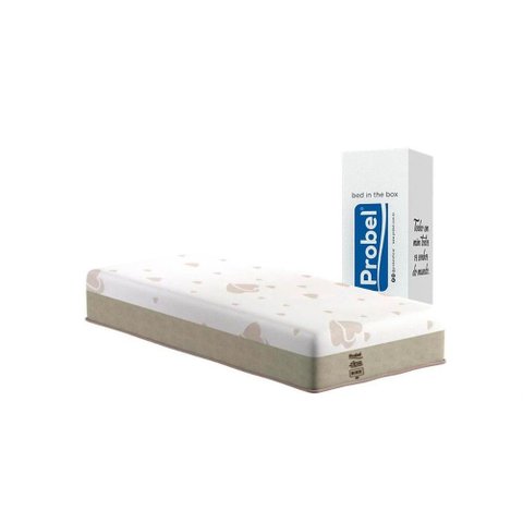 Colchão Solteiro Probel Espuma a Vácuo de Ultra Gel Night and Day Clean BP Bed In Box (88x188x25) -