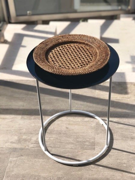 Sousplat Decorativo Mesa Prato Grande 32cm Rattan - 2