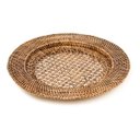 Ver imagem 1 de Sousplat Decorativo Mesa Prato Grande 32cm Rattan
