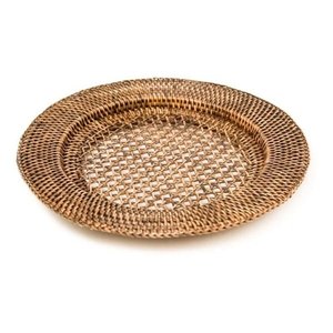 Sousplat Decorativo Mesa Prato Grande 32cm Rattan