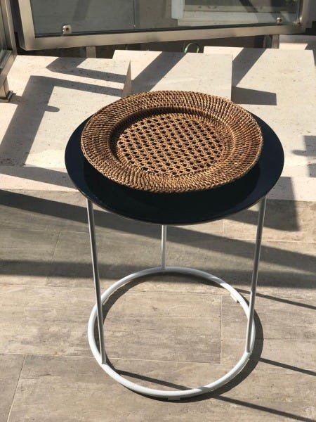 Sousplat Decorativo Mesa Prato Grande 32cm Rattan - 5