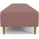 Ver imagem 7 de Kit 02 Puffs Decorativo Sala de Estar Bali W01 Pés Palito 170x60cm Suede Rosê - Lyam Decor