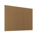 Ver imagem 2 de Painel Ripado para TV 86 Polegadas Planejado 320x230cm Aruá CabeCasa MadeiraOriginals Marrom/Jatobá