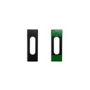 Ver imagem 2 de 2 Puxadores Retangular Adesivo para Armários, Box, Portas e Janelas de Correr - Preto
