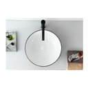 Ver imagem 4 de Cuba Evier Agata Banheiro Lavabo Apoio 36x14