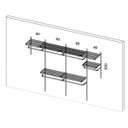 Ver imagem 2 de Closet Aramado - Linear CLR192 - 3,10m