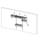 Ver imagem 2 de Closet Aramado - Linear CLR192 - 2,20m
