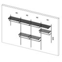 Ver imagem 2 de Closet Aramado - Linear CLR192 - 3,70m