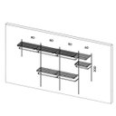 Ver imagem 2 de Closet Aramado - Linear CLR192 - 3,40m