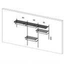 Ver imagem 2 de Closet Aramado - Linear CLR192 - 2,80m