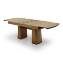 Ver imagem 3 de Mesa de Jantar Extensível Isabela 1,62/2,22m e 2,00/2,78m Mmj-nc Nc-amendoa 1,62m Abre 2,22m
