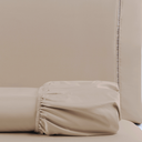 Ver imagem 2 de Jogo de Lençol King 3 Peças 400 Fios C/ Elástico Hotel:avelã