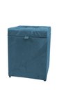 Ver imagem 1 de Puff Baú Quadrado - 1 Lugar - 36x36cm - Azul Aço