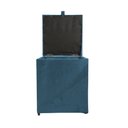 Ver imagem 4 de Puff Baú Quadrado - 1 Lugar - 36x36cm - Azul Aço