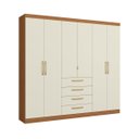 Ver imagem 6 de Guarda-Roupa Moderno 6 Portas 4 Gavetas 250cm Kappesberg