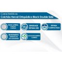 Ver imagem 3 de Cama Box c/Auxiliar Solteiro: Colchão Anatômico Herval D28/AG65 Black + Base CRC Courano Black(88x18