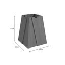Ver imagem 2 de Base Mesa de Jantar Dalia Ba57 Madeirado S/ Tampo Canela - Kappesberg