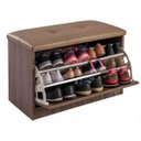 Ver imagem 6 de Sapateira Puff Bau Versatile Premium Luxo até 12 Pares Marrom