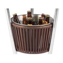 Ver imagem 3 de Conjunto de Mesa Jardim Alumínio Fibra 4 Cadeiras Área Externa Castanho