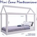 Ver imagem 4 de Cama Mini Casinha Montessoriana Infantil Branca