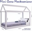 Ver imagem 4 de Cama Mini Casinha Montessoriana Infantil Branca