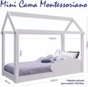 Ver imagem 3 de Cama Mini Casinha Montessoriana Infantil Branca