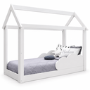 Ver imagem 3 de Cama Mini Casinha Montessoriana Infantil Branca - Completa Móveis
