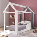 Ver imagem 1 de Cama Mini Casinha Montessoriana Infantil Branca - Completa Móveis