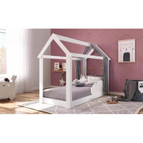 Cama Mini Casinha Montessoriana Infantil Branca