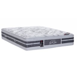 Colchão Queen Castor Molas Pocket Gold Star Super Luxo Plush Látex Double Face 158x198cm - 1