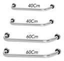 Ver imagem 6 de Kit 4 Barras De Apoio De Idoso Para Banheiro 2 40cm E 2 60cm
