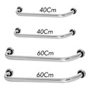 Ver imagem 6 de Kit 4 Barras De Apoio De Idoso Para Banheiro 2 40cm E 2 60cm