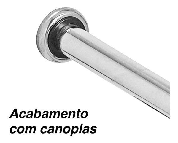 Kit 4 Barras De Apoio De Idoso Para Banheiro 2 40cm E 2 60cm - 2