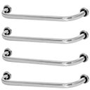 Ver imagem 1 de Kit 4 Barras De Apoio 60cm De Idoso Para Banheiro