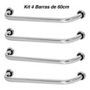 Ver imagem 6 de Kit 4 Barras De Apoio 60cm De Idoso Para Banheiro