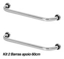 Ver imagem 5 de Kit 2 Barras De Apoio De Idoso Para Banheiro 60cm