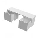 Ver imagem 2 de Organizador De Brinquedos 2 Baús Castelo 100% Mdf Caixotes