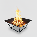 Ver imagem 1 de Lareira de Chao 70cm P/ Jardim Fogueira Externa Portatil a Lenha Fire Pit