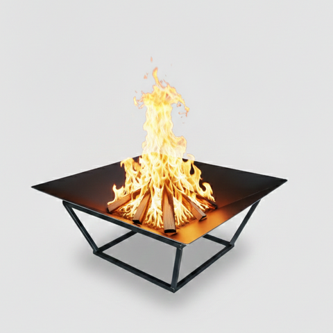 Lareira de Chao 70cm P/ Jardim Fogueira Externa Portatil a Lenha Fire Pit