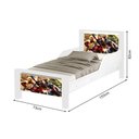 Ver imagem 3 de Mini Cama Montessoriana Infantil Adesivada Heróis